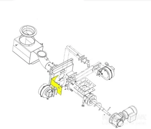 Zespół mocowania wentylatora zapalarki PFL 15 kW