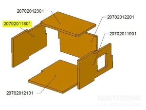 Bok zaślepki komory ceramicznej TBL16 /17-0303