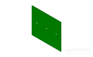 Zaślepka otworu palnika Kotły/Twin Bio/16kW - RAL6018