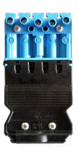 Złącze gniazdo - niebieskie