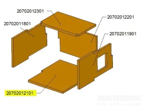 Dno komory ceramicznej TBL32 Kw
