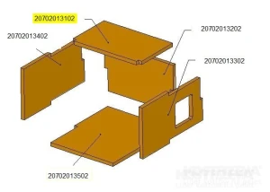 Góra komory ceramicznej TBL32