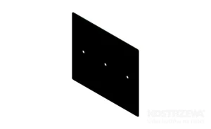  Zaślepka otworu palnika Twin Bio 32kW - RAL9005