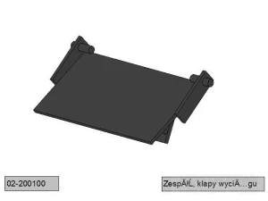  Zespół klapy wyciągu