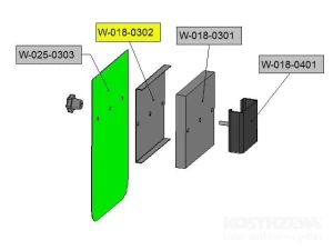 Ekran zaślepki palnika