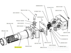 Zespół rury zewnętrznej PB 300kW