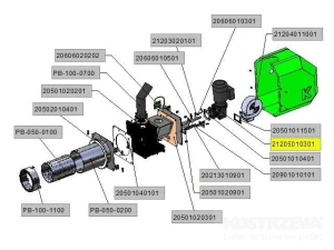 Motoreduktor SK1SI40F-IEC63-63L/4 EHB TW 14