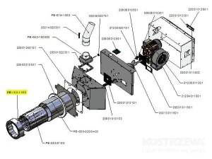 Końcówka palnika PB 50-100kW