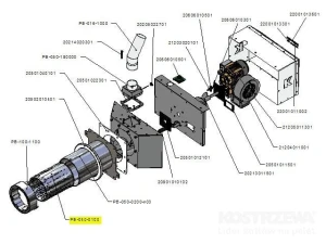 Zespół rusztu PB 50kW