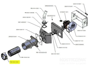 Końcówka palnika PB 50-100kW