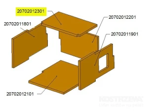 Góra komory ceramicznej TBL24 /17-0605