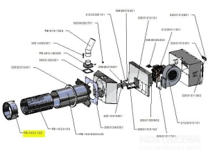 Końcówka palnika PB 150kW