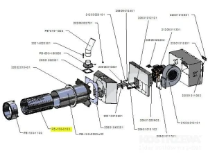 Zespół rusztu PB 150 kW-B