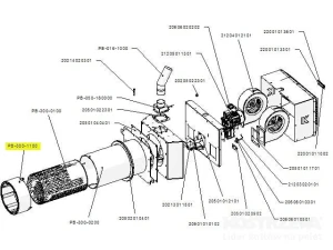 Końcówka palnika PB 300kW