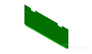 Izolacja tyłu 1 TX N 110 - RAL6018