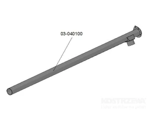 Zespół rury podajnika PB 50-100kW