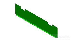 Izolacja tyłu 1 TX N 150 - RAL6018