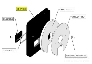 Zespół drzwiczek tył